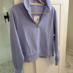 NWT Smith & Quinn Lavender Quarter-Zip Women's Sweater
